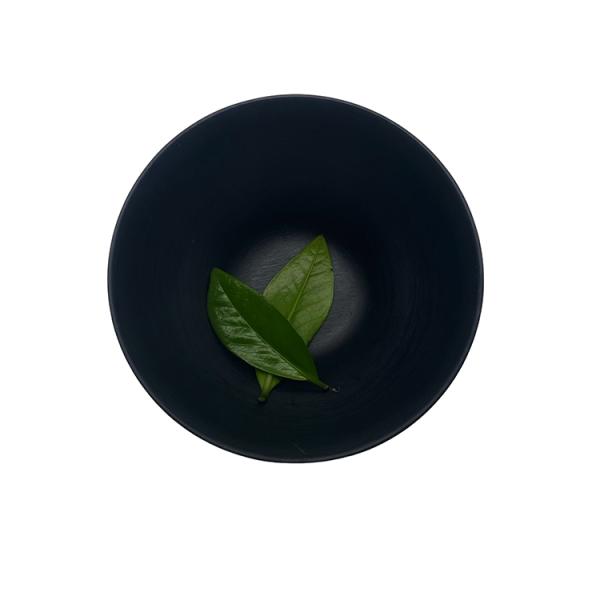 7'' Round Restaurant Melamine Soup Bowl Dinnerware Matte Black