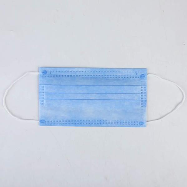 Anti Virus Medical Face Mask Surgical Disposable 3 Ply Nonwoven Fabric