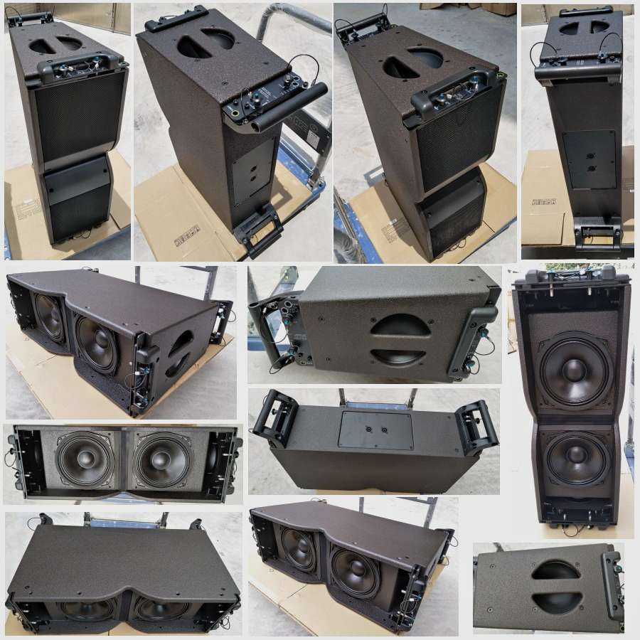 professional dual 8inch speaker line array pro audio system