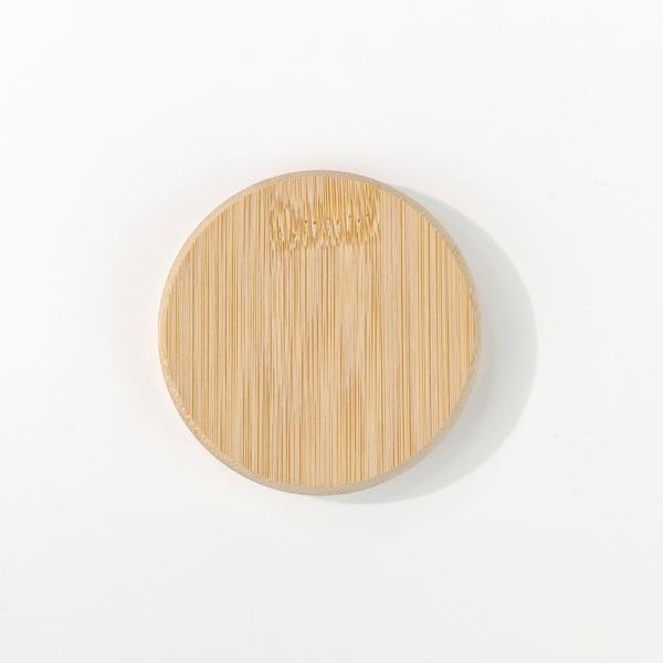 Bouteille à bière en bois à sublimation ronde en blanc avec magnétique