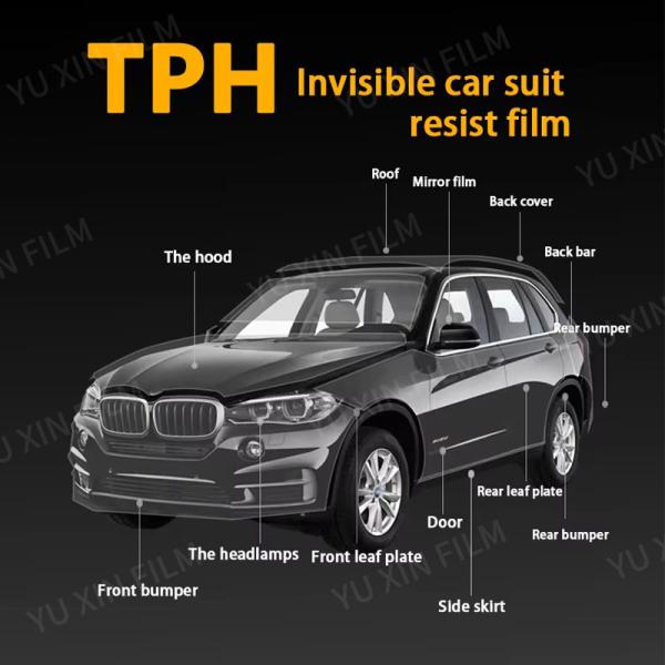 Custom Logo Vehicle Paint Protection Film Matte Lubrizol TPH PPF Roll Car Vinyl Wrap