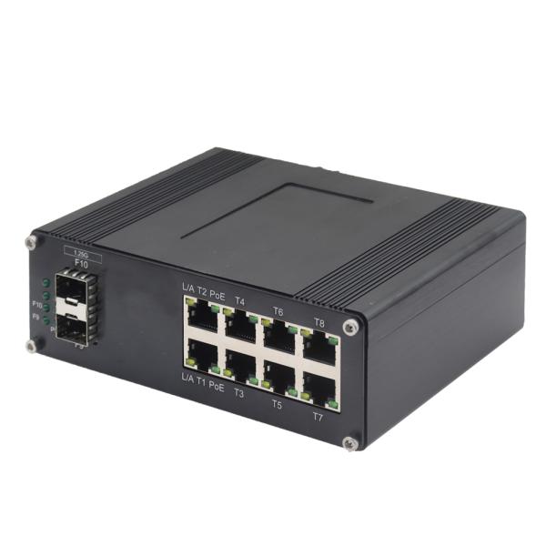 Interruptor de Ethernet del acuerdo de Mini Industrial 10-Port 10/100/1000T