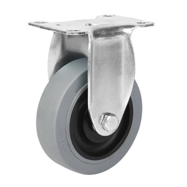High Load Capacity 4 Inch TPR Caster for Rigid Industrial Applications 130kg Maximum