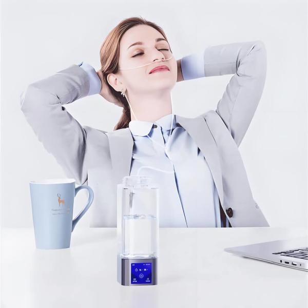 2000-9000ppb Molecular Hydrogen Water Bottle Antioxidant With Alkali Water