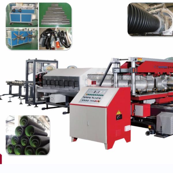 HDPE Double Wall Corrugated Pipe Extrusion Line for High-Strength Drainage and Sewerage Pipes