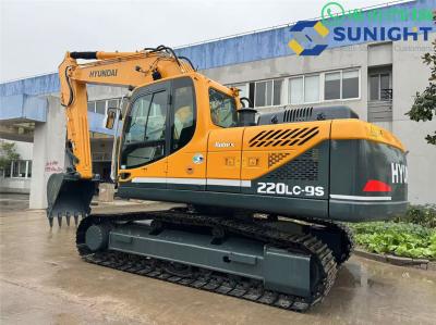 Second Hand Low Hour Hyundai Crawler R220LC-9S Used Excavator Engine Powerful R220LC R220 220 20 Ton Digger