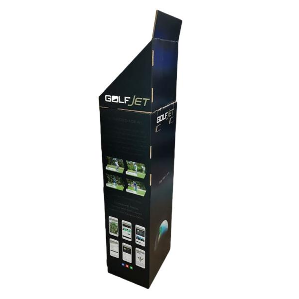 Retail UV Coated Cardboard Stand Display Customized For Promotion / Advertising