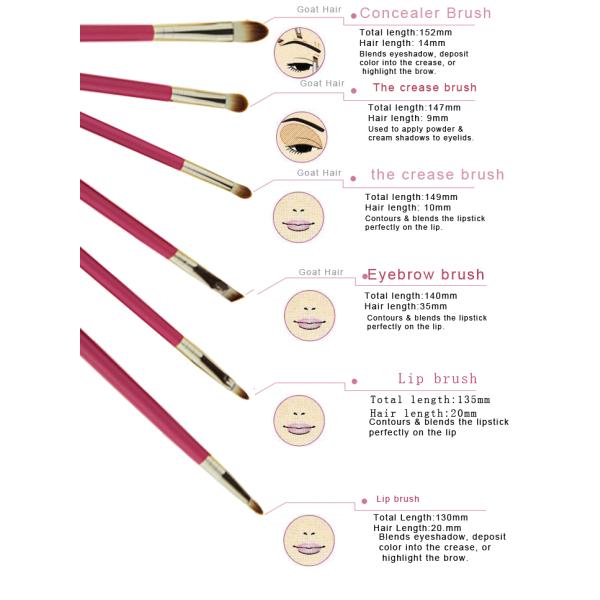 Full Foundation Kits Professional Makeup t Kits 13 Pcs Nylon Hair Wooden Handle