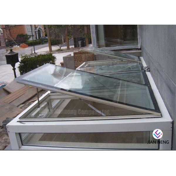 Waterproof Top Hung / Awning Aluminium Glass Windows , Residential Aluminum Windows With Hollow Glass