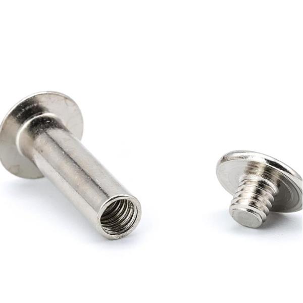 304 заклепки нержавеющей стали для того чтобы запереть ногти гроссбуха Я-ногтя письма винтов с внутренним шестигранником в головке женские