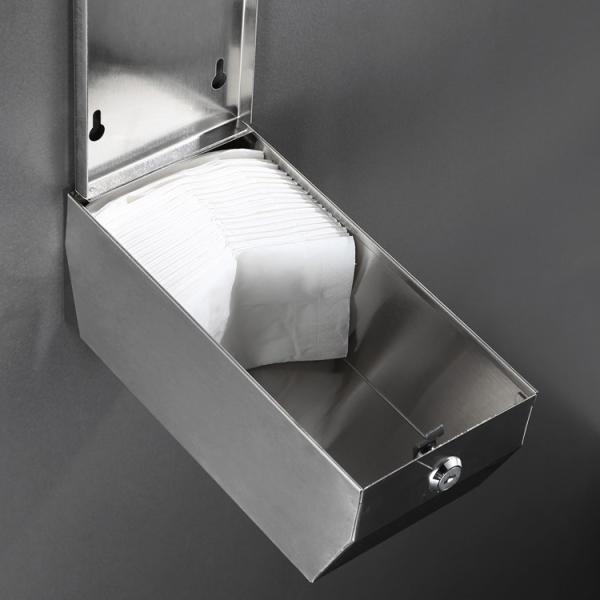 SS Washroom Paper Towel Dispenser Commercial Manual Bathroom Accessories