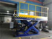 Loading Hydraulic Scissor Lift Dock Leveler With Emergency Button And Safety Valves