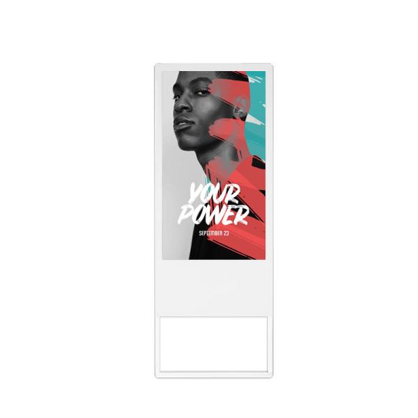 32inch all in one monitor multimedia led advertising totem pc big advertising signage for public place