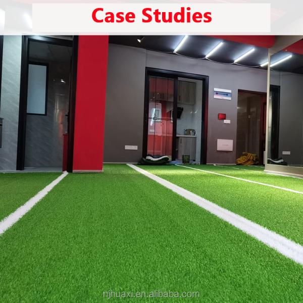 Gym Flooring Turf Pull Sled Turf Meter Marked Gym Artificial Grass