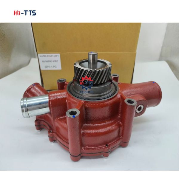 Water Pump 65.06500-61421 65.0650-6357 Construction Machinery Spare Parts for DE12 Excavator Manufacturing Plant