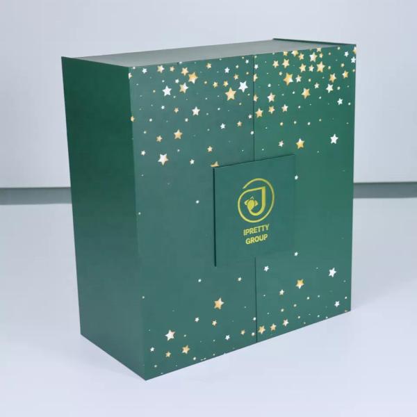 Cardboard Advent Calendar Custom Gift Packaging For Christmas Gift