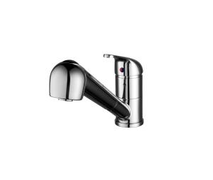 Chrom Monobloc Mixer de cozinha torneira torneira de lavatório monobloc com puxa
