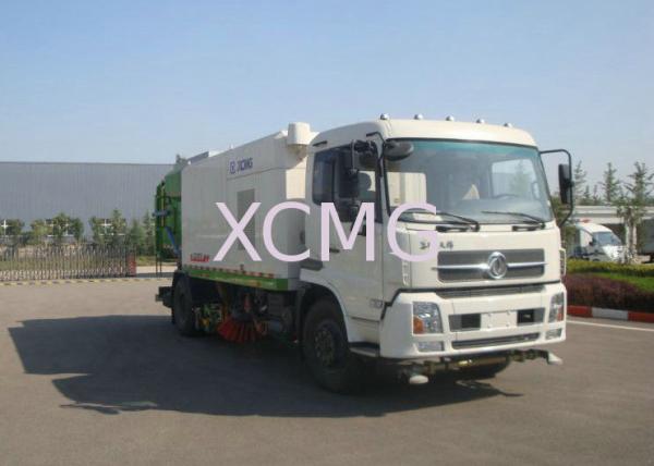 Multifunction Road Sweeper Truck 5tons , Vacuum Sweeper Trucks With Washer