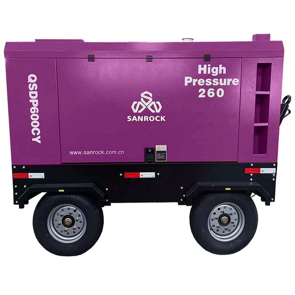 Portable Screw Air Compressor Capacity 16m3/min Diesel Air Compressor Two Stage Screw Air Compressor