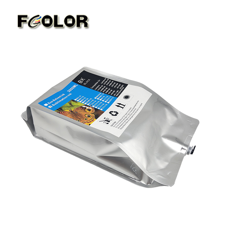 Fcolor Wholesale Digital Printing Inkjet 1L 2L Sublimation Ink Bag Heat Transfer Ink