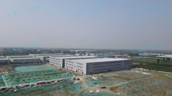 Wanhui Phase II Cheap Beautiful Commerical Multifunctional Facility Steel Structure Metal Prefabricated Buildings