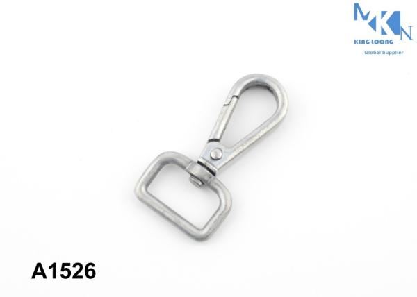 Flexible Zinc Alloy Metal Snap Clips / Die Casting Dog Snap Hook