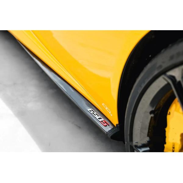 625C 650S Carbon Fiber Side Skirt 2011 - 2014 650s Gt3 Body Kit