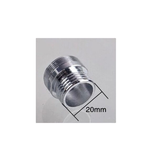 Bathroom Kitchen Chrome Faucet Hose Adapter Aerator M24 M20 Male Thread with Diverter
