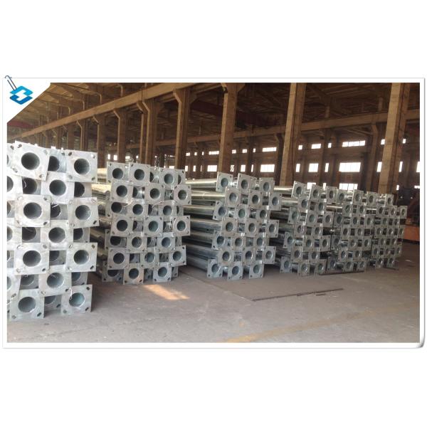 поляк уличного света горячего погружения 7.6m высокий 3mm толстый конический гальванизированный стальной