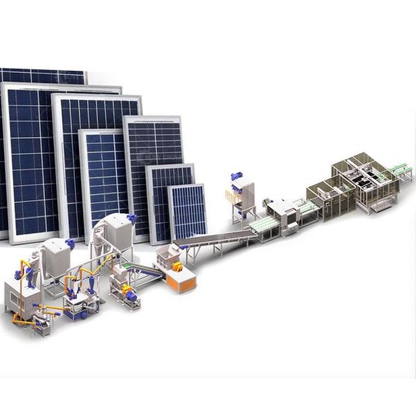 7500 kg Weight PV Solar Panel Recycling Machine for Eco-Friendly Recycling Solutions