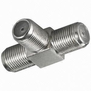 3 Way F Female to Double F Female Pjack F T Adapter