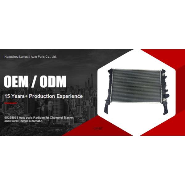 Chevrolet Tracker y Buick Encore Radiador de aluminio con tanque de agua de plástico 95298553