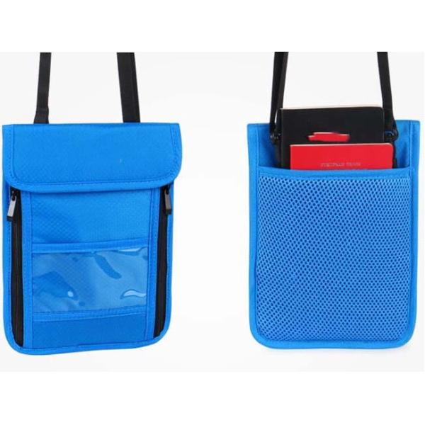 Personalized Promotional Nylon Wallets , Durable Nylon Neck Wallet