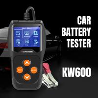 2,4 analisador multilingue da bateria de Konnwei KW600 da polegada auto para a bateria da motocicleta do carro 8-16V