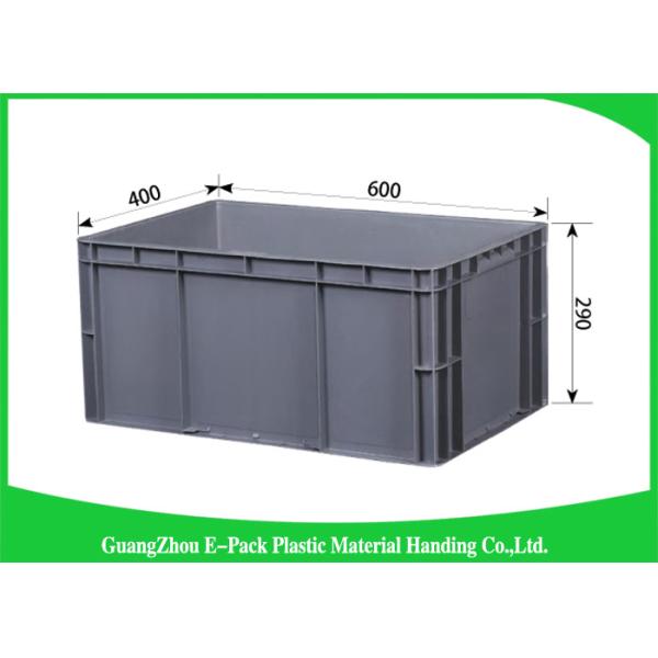 Customized Large Plastic Storage Containers , Warehouse Stackable Plastic Boxes