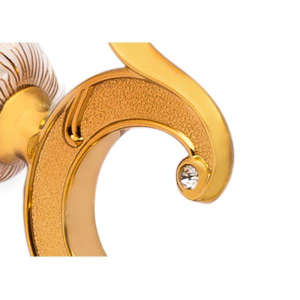 Полотенца для полотенцев Бронзовый / цинковый сплав Золотые принадлежности для ванной 1861г для семейной ванной