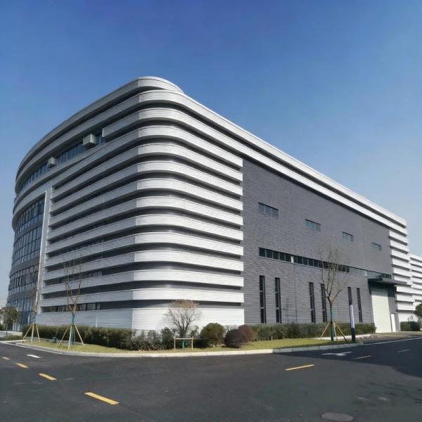 Prefab Multi-level Steel Frame Building Custom Size for Office & Workshop Integration