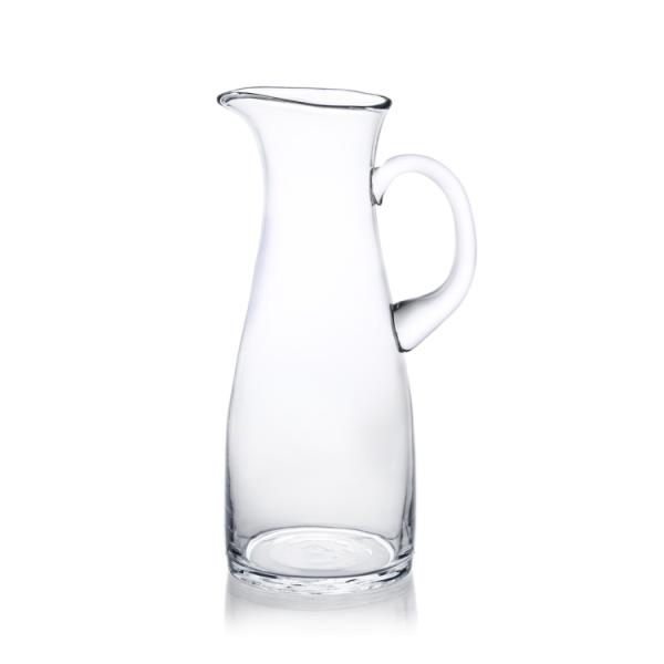 Carafe воды Tangson прозрачный стеклянный, Carafe воды 1 литра со стеклянной ручкой