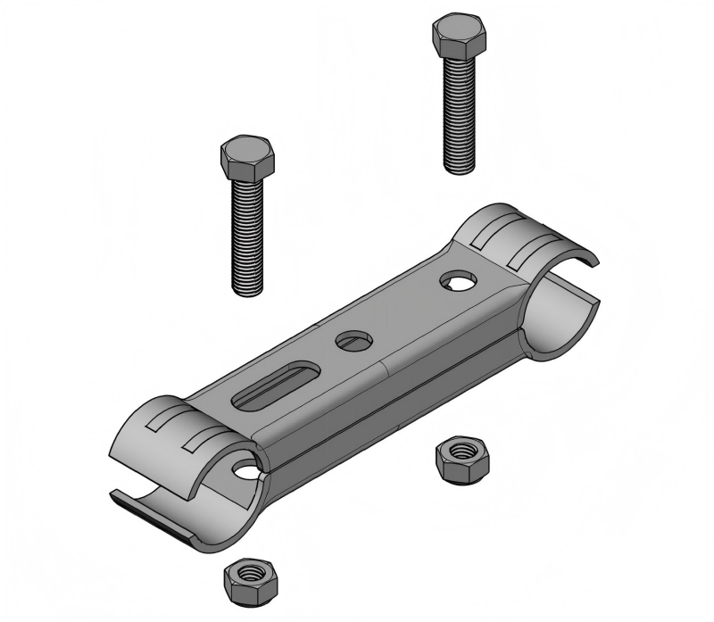 Caster Splint for Plate Type Caster Wheel Fixing Splint Accessories