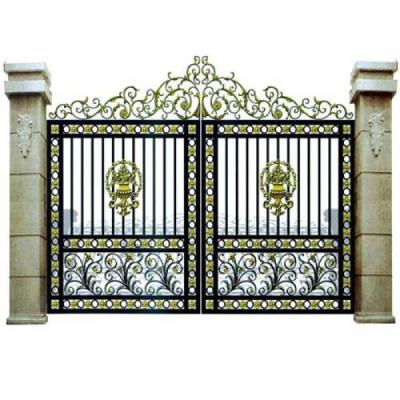 Corrosion Resistance Cast Iron Door Swing Open Style For Garden / School