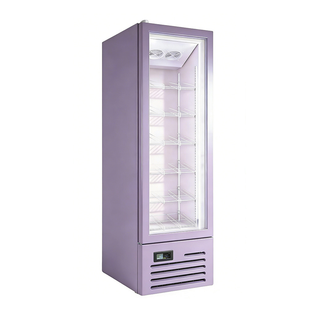 R290a Refrigerant Commercial Freezer Glass Automatic Defrost Countertop Beverage Cooler