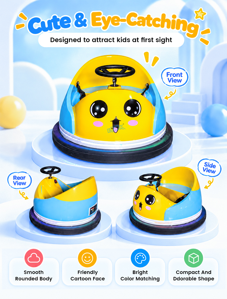 Kids Bumper Car Ride for Indoor Amusement Centers