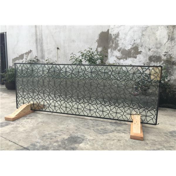 Неубедительное декоративное стекло окна обшивает панелями 08 *36» латунное очищает 16-30 Мм толщины