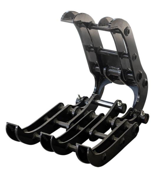 High Strength Construction Equipment Accessories Mini Excavator Grapple 21.35kg