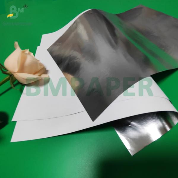 68gm 70gm de plata Metallizado de papel de resistencia húmeda para la cerveza de cuello de etiqueta 700mm