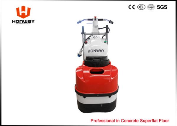 4KW Residential Concrete Wet Grinder Polisher , Diamond Floor Polishing Machine