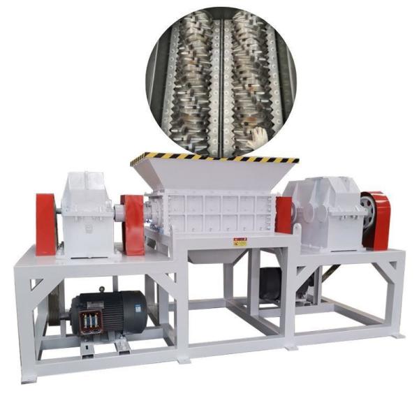 Textile Clothes Nylon Material Processed Double Hob Crusher Scrap Bag Shredder Machine