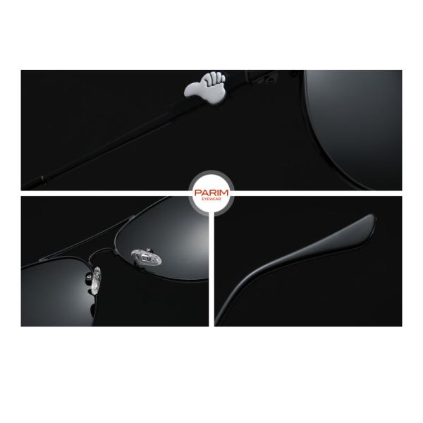 Kids Polarised Glass Sunglasses , TAC Polarized Sunglasses Metal Frame