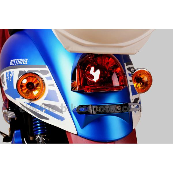 Pedal Assisted Scooter 500W 60V Dc Hub Motor , Two Wheeled Moped Electric Scooter