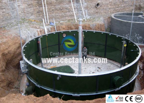 Tanques de armazenamento de águas residuais embutidas em esmalte Resistência à corrosão 6,0 Dureza de Mohs